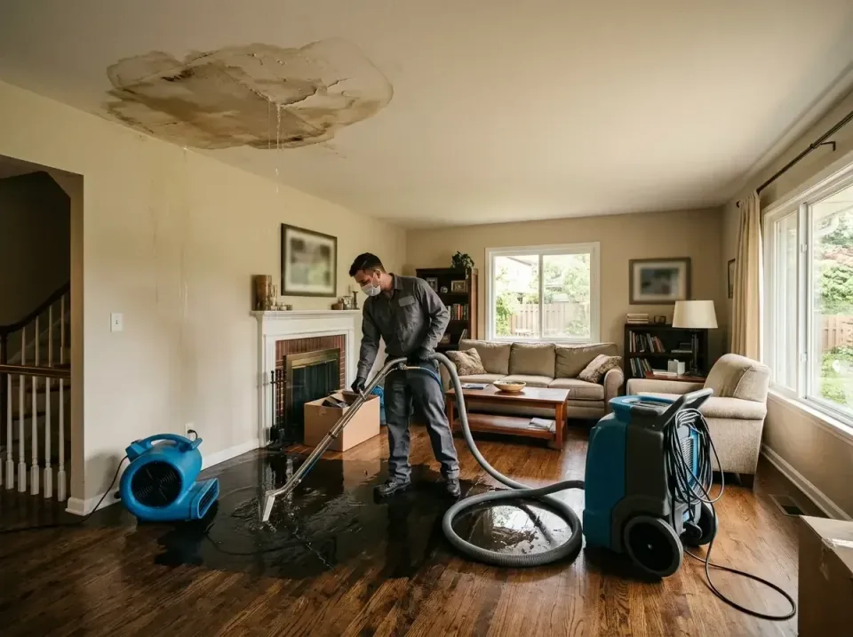 attic-pipe-burst-ceiling-drip-008 — frequently asked questions, Water Damage Restoration & Carpet Care in Carrollton, KY
